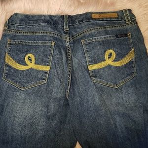 Seven 7 Bootcut Denim Jeans Size 14